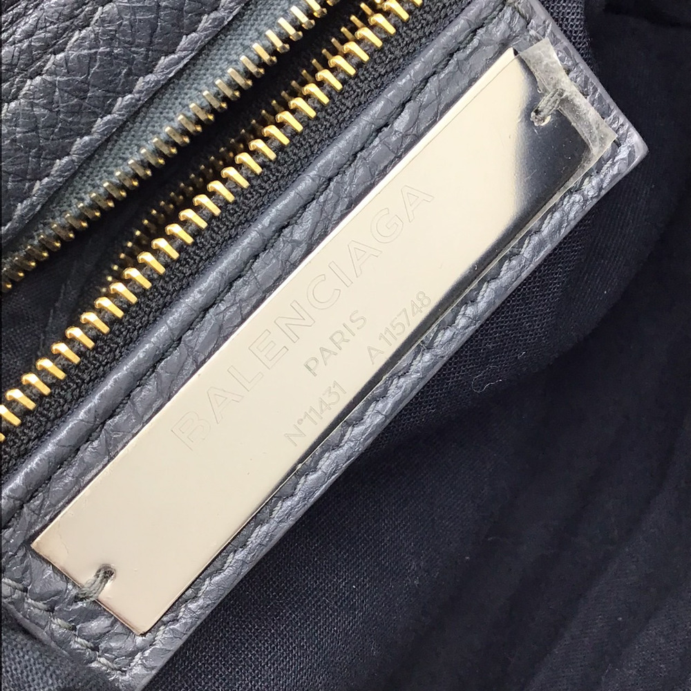 BALENCIAGA The City Gray Bag Handbag Shoulder Leather - Picture 11 of 11